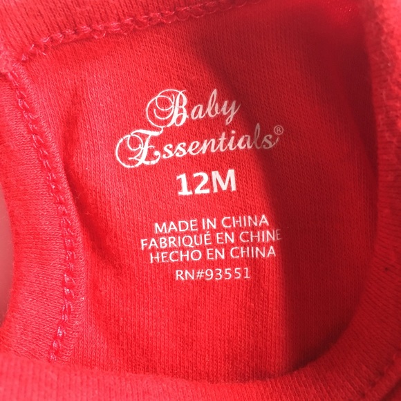 EUC 12m Christmas set with ruffles candy cane stripes - Picture 6 of 10